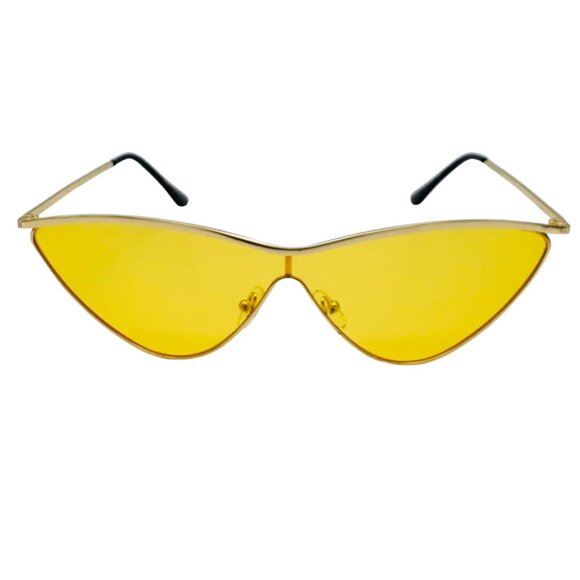 7032 | Yellow Cateye Sunglasses - Picture 1 of 5